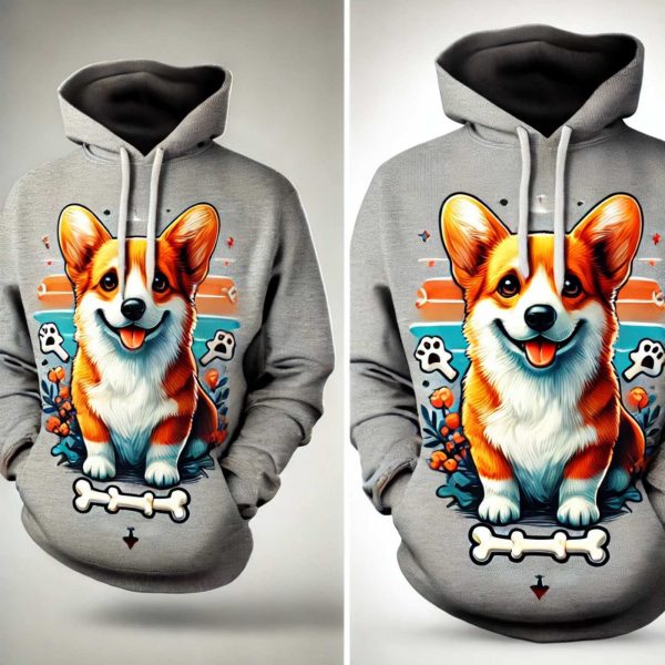 Unisex Corgi Hoodie